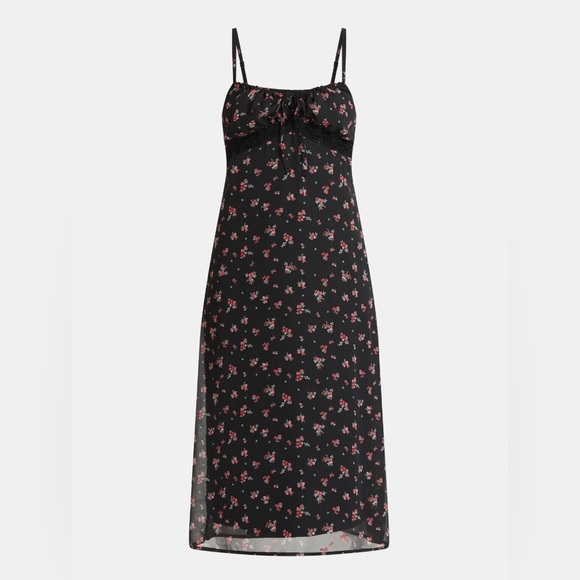 No Boundaries Maxi Dress with Lace Trim - Picture 1 of 4
